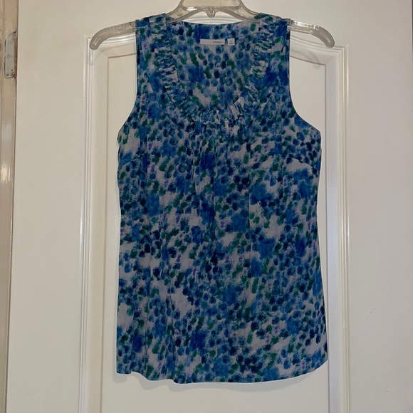 Halogen Silk Sleeveless Blouse - Picture 1 of 8